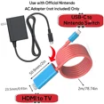 thumbnail image 7 of Switch for Nintendo USB Type C To 4K HDMI-compatible Adapter Cable for TV Mobile Computer HD Cast Screen Line Projection Converter (Black and White), 7 of 7