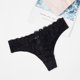 thumbnail image 3 of TrowBridge bragas de encaje para mujer, tangas sexys, ropa interior francesa romántica, lencería acogedora de satén de seda, respetuosa con la piel, Tanga exquisito, 3 of 4