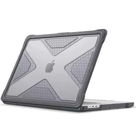 Fintie Case for MacBook Pro 16 Inch Case A3403 A3186 A2991 A2780 A2485 (2024 2023 2022 2021) - Heavy Duty Rugged Hard Shell Cover with TPU Bumper for 16" MacBook Pro M4/M3/M2/M1 Pro/Max Chip, Gray
