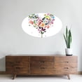 thumbnail image 3 of CafePress - Heart Of Butterflies Wall Decal - 35x21 Oval Wall Decal, 3 of 3