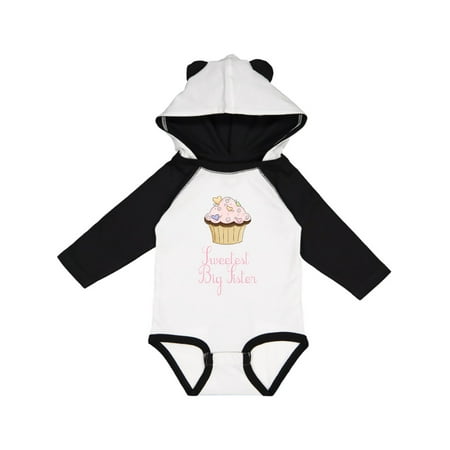 

Inktastic Sweetest Big Sister Gift Baby Girl Long Sleeve Bodysuit