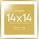 thumbnail image 1 of Marco de fotos Homeforia Gold Metal 14x14 con vidrio templado, 1 of 9
