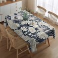 thumbnail image 2 of Pioneer Flower Floral Print Pattern Rectangle Tablecloth 60"x84",Waterproof Polyester Rectangle Table Cloth, Wipeable Spillproof Polyester Tablecloth for Dining, Camping, Indoor and Outdoor, 2 of 5