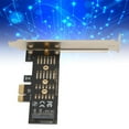 thumbnail image 3 of Adaptador Nvme M.2 PCIe, resistente duradero M.2 Adaptador PCIe PCIe X1 Ancho de Banda para Escritorio, 3 of 7