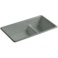thumbnail image 1 of Kohler Kitchen Sink - 2 Bowl Iron/Tones K6625-FT, 1 of 7