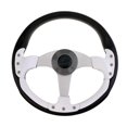 thumbnail image 6 of Aluminum Alloy Marine Yacht Boat Steering Wheel 3 Spoke 340mm with White, 6 of 8