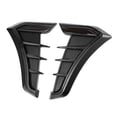 thumbnail image 2 of Coconut Ok Carbon Black Car Fender Side Vents Air Flow Intake Hole Grille Sticker Cover,Black, 2 of 8