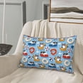 thumbnail image 5 of Yiaed Dogs With Pool Floats Print Brushed Microfiber Envelope Pillowcases, Standard,Envelope Closure Pillow Cases(Without Pillow Core)-14"x20", 5 of 6
