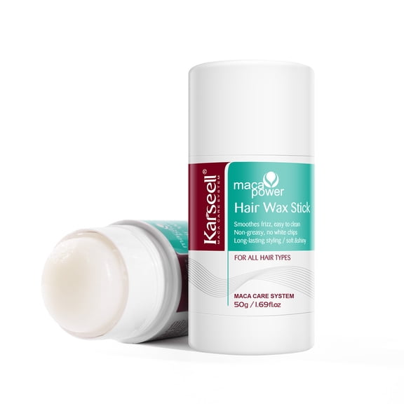 Karseell Hair Wax Stick, Hair-Styling Waxes, Long-Lasting Matte Finish for Hair Flyaway Control and Styling Pomade 50g/1.69fl.oz