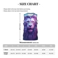 thumbnail image 4 of Honeii Cool Lion Head print basktball shirt for men and women, Unisex basketball jersey for Theme party-Medium, 4 of 6