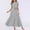 A0810-White, variant on QUINDOS Dresses for Women 2025 Short Sleeve A-Line Casual Crew Neck Sun Dresses Summer Polka Dot Beach Slim Maxi Long Womens Dresses
