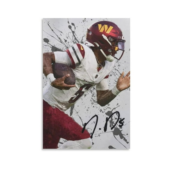 Jayden Daniels Canvas Poster Print Photo Art Painting Canvas Poster Home Decorative Bedroom Modern Decor Posters Gifts 12x18inch(30x45cm)