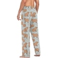 thumbnail image 3 of FREEAMG Men's Pajama Pants with Pockets Loose Lounge Sleepwear Long Pjs Bottoms, 3 of 4
