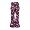 thumbnail image 5 of DISNIMO Halloween Pumpkin Bell Bottoms for Girls 5-6 Flare Leggings for Kids Yoga Pants for Girls Leggings Flare with Pockets Girls Flare Pants Outfit High Waist Bell-Bottomed Pants, 5 of 7
