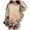 Khaki, variant on Povozer Girls Hoodie Long Sleeve Soft Sweatshirt Teen Clothes For Girls,Kids Girls Sweatshirts Casual Drawstring Hooded Pullover Tops Trendy Fall Outwear Coat Pockets Size 3-4 Years,Khaki