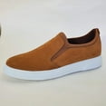 thumbnail image 2 of Samuel Hubbard Men's Flight Nutmeg Leather Casual Slip On Sneaker Size 9, 2 of 6