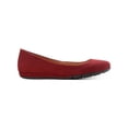 thumbnail image 2 of Sun + Stone Womens Eliana Faux Suede Slip On Ballet Flats, 2 of 3