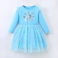thumbnail image 6 of ATAIKU Toddler Girls' Long-Sleeve Dress Princess Tutu Tulle Dress Xmas - Snowflake, 6 of 11