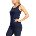 thumbnail image 3 of Women's Casual Solid Sleeveless Basic Cami Tank Top, 3 of 5
