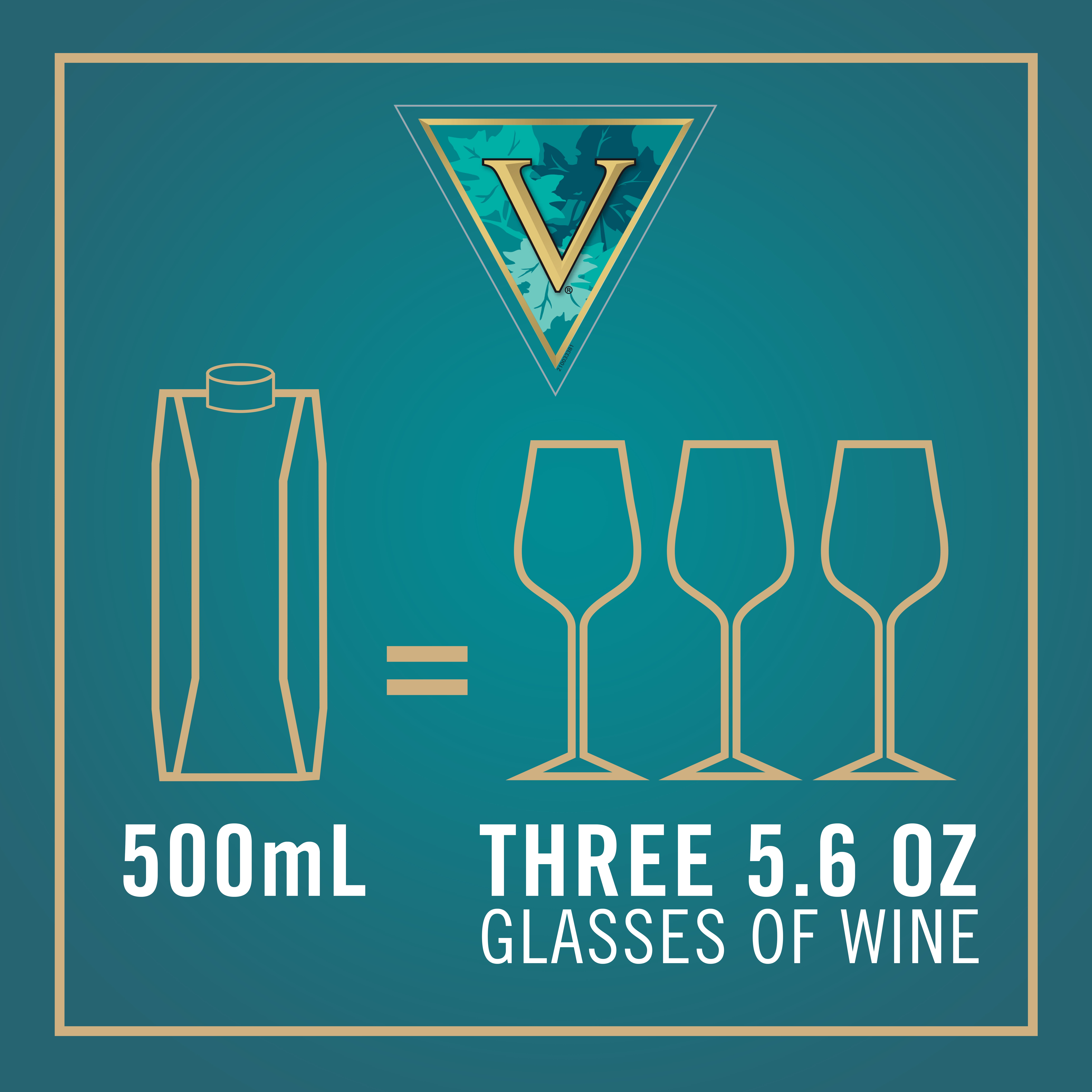 Vendange Pinot Grigio White Wine, 500ml Carton