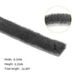 thumbnail image 2 of Windproof Seal Strip,QZS Weather Stripping Door Seal Brush for Sliding Windows,0.35x0.35"x32.8FT Portable Door Brush for Home,Office, 2 of 6