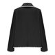 thumbnail image 3 of HongQid Womens Wool Coats Embroidered Edge Notched Collar Open Front Mid Long Trench Coat, 3 of 4