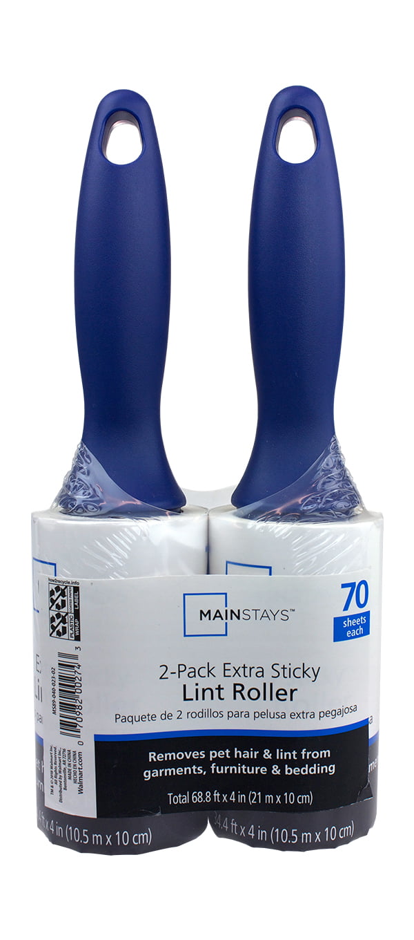 EXTRA STICKY 25%  LInt Brush Roller 40 layers 5.3 IN  x 3.9 IN NEW 
