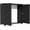 Black, variant on Hemoton Black Plastic Garage Cabinet Weather Resistant Indoor Outdoor Storage Solution
