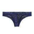 thumbnail image 3 of SGFCWSX Men's Sheer Lace Briefs in Lightweight Fabric** Blue XXL, 3 of 6