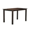 thumbnail image 3 of Clare 5Pc Solid Wood Dining Set (48" x 30") - Dark Grey, 3 of 5