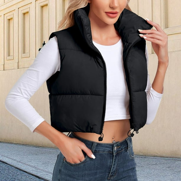 Chalecos de mujer cortos hotsell