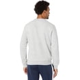 thumbnail image 2 of U.S. Polo Assn. Men's Classic Solid Crew Neck Sweatshirt, Heather Light Grey, Small, 2 of 3