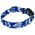 thumbnail image 6 of Deluxe Royal Blue Hawaiian Dog Collar - Made in The U.S.A., 6 of 7