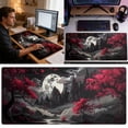 thumbnail image 1 of Extended Gaming Pad With Rubber Base Large Desk Mat For Computer Keyboard And Control, 1 of 6