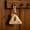 F, variant on Home Storage in Clearance, Distinctive Canvas Triangles Coin Purse Cute Mini Zipper Pouch For Coin Keys Small Items Storage