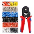 thumbnail image 4 of Kit de Herramientas de prensado de cables Eigraketly 1200 Uds juego de Alicates de conector de crimpadora de Terminal de trinquete de diente, 4 of 6