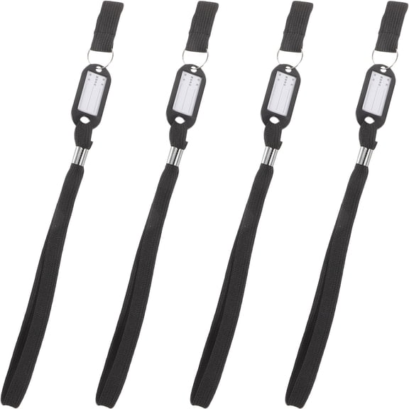 WASHWEPE Anti-Lost Wrist Strap for Walking Canes, 4-Pack Adjustable Cane Lanyards, Secure Hand Grip Accessories