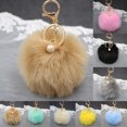 thumbnail image 2 of Bangcool Key Chain Fashion Creative Pom Pom Handbag Pendant Purse Charm Cell Phone Charm, 2 of 6