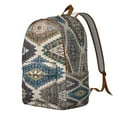 thumbnail image 2 of Floral Bohemian Lightweight Travel Backpack – Artistic Rustic Style Canvas Bookbag for Students, Daily Use, Outdoor Adventures, Gym, Short Trips, 2 of 5