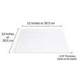 thumbnail image 2 of SimbaLux Acrylic Sheet Clear 12 x 12 Square 1/8 Thick 3mm Plexiglass Board, Easy to Cut, Pack of 4, 2 of 9
