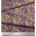 thumbnail image 3 of Soimoi Georgette Viscose Fabric Geometric Small Fabric Prints by Yard 42 Inch Wide, 3 of 3