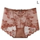 thumbnail image 1 of Bragas de encaje Mujeres Sexy Hollow Seamless Briefs Cintura media Levantamiento de cadera Ropa interior transpirable, Marrón, L Noticed AP001201-22B, 1 of 7