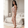 thumbnail image 4 of Conjunto Pijama Mujer Blusa Y Pantalón Dama Piyama Pyjama, 4 of 5