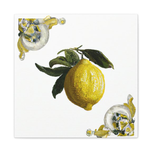 Lemon in Rococo Style - Canvas
