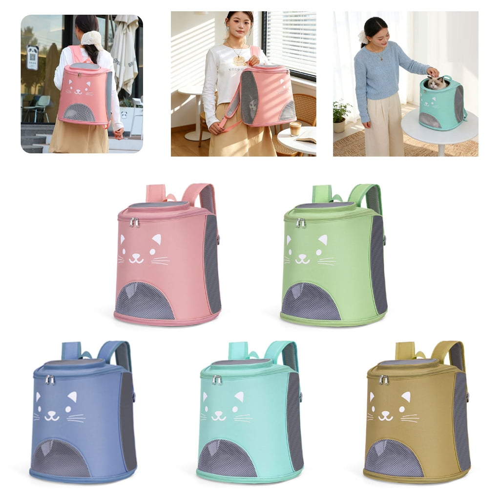 Pet Carriers Bag Large Capacity Shoulder Bag Breathable Backpack for Small Dog Cats Comfortable Walking Gear