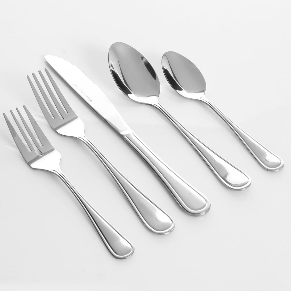 Gibson Home Stainless Steel Flatware and Gadget Set with Tray (32