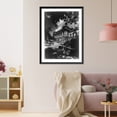 thumbnail image 3 of Historic Framed Print, [Library of Congress Thomas Jefferson Building, exterior front, showing stairway], 17-7/8" x 21-7/8", 3 of 9
