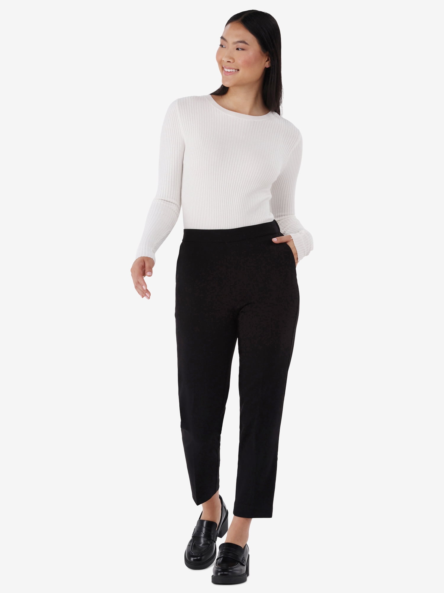 Time and Tru Women's Tapered Pant, Available in Sizes XS-XXL