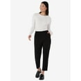 thumbnail image 3 of Time and Tru Women's Tapered Pant, Available in Sizes XS-XXL, 3 of 5