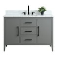 thumbnail image 5 of Vanity Art 48" Single Sink Bathroom Vanity Cabinet with Engineered Marble Countertop, 5 of 9
